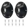 2 Pcs RV Table Base Mount Including Mounting Screws Camper Aluminum Mounting Bracket for RVs Travel Trailers Camping Tables