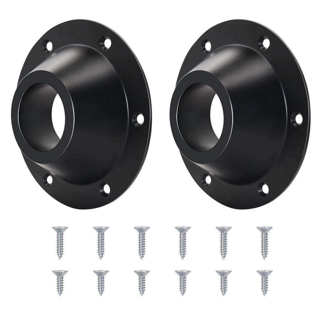 2 Pcs RV Table Base Mount Including Mounting Screws Camper Aluminum Mounting Bracket for RVs Travel Trailers Camping Tables