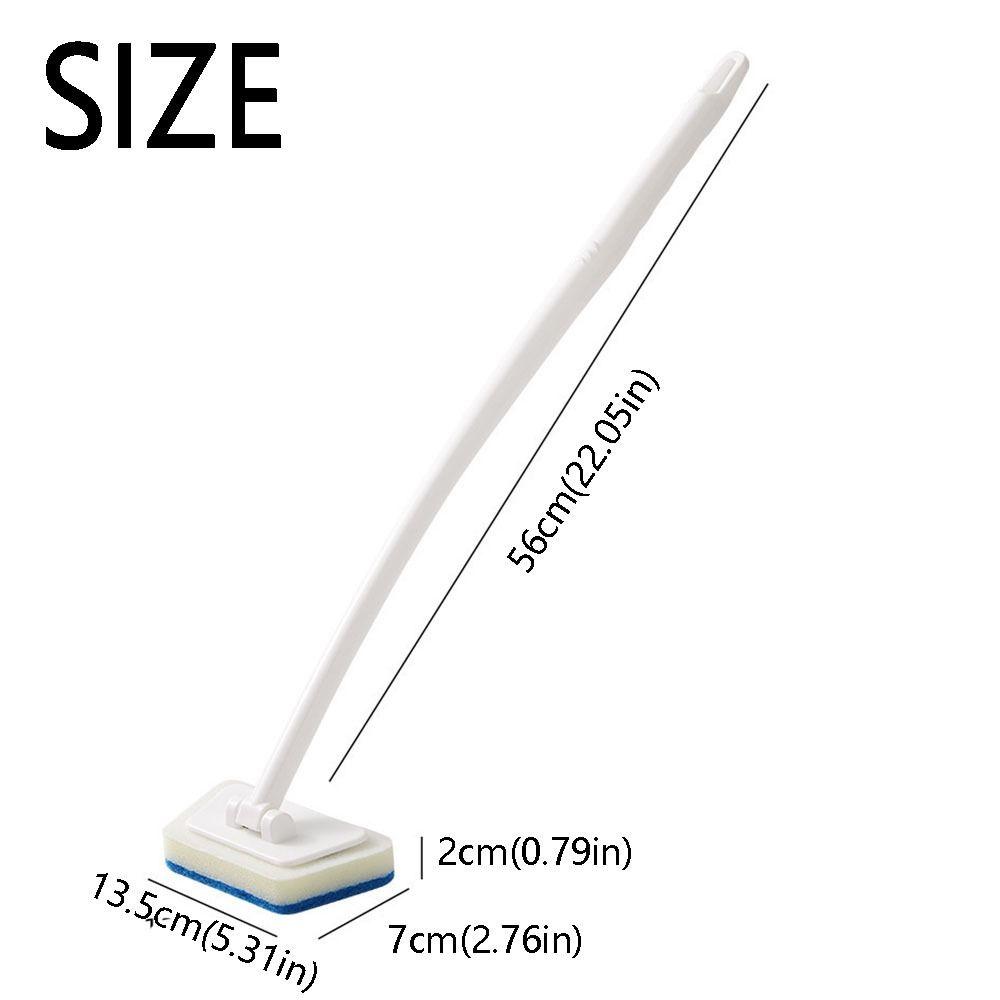Long Handle Cleaning Brush Set Replacement Head Bathroom Cleaning Brush Household Cleaning