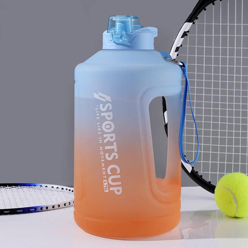 2.3L 3.8L Motivational Leakproof Water Bottle Sport Fitness Gym Outdoor Travel Kitchen Cups Jugs