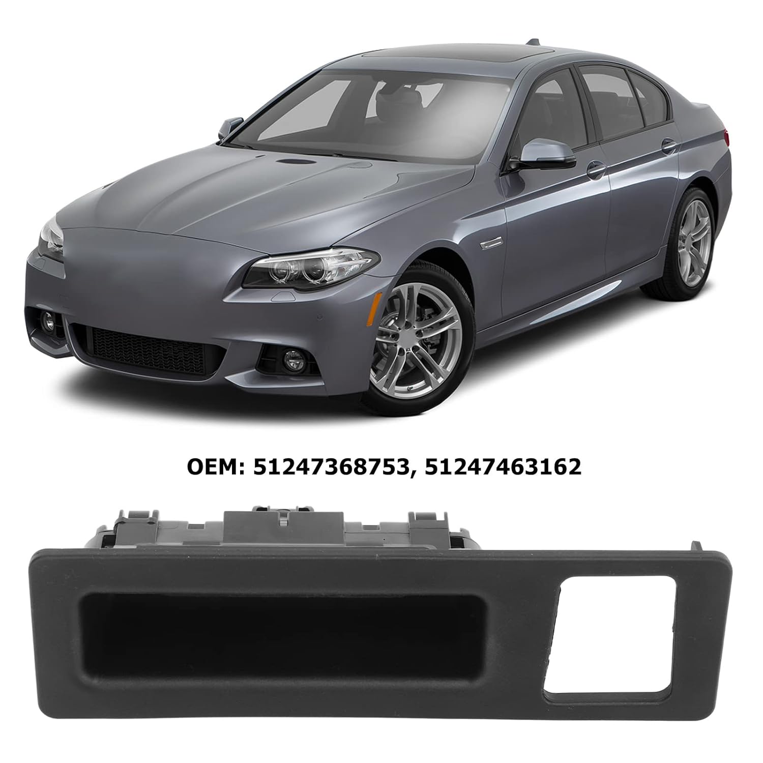 

Car Tailgate Release Switch, ABS Trunk Release Switch 51247368753, 51247463162 Fit for F22 F30 F33 F10 F25 228i 328i 528i M4 M5