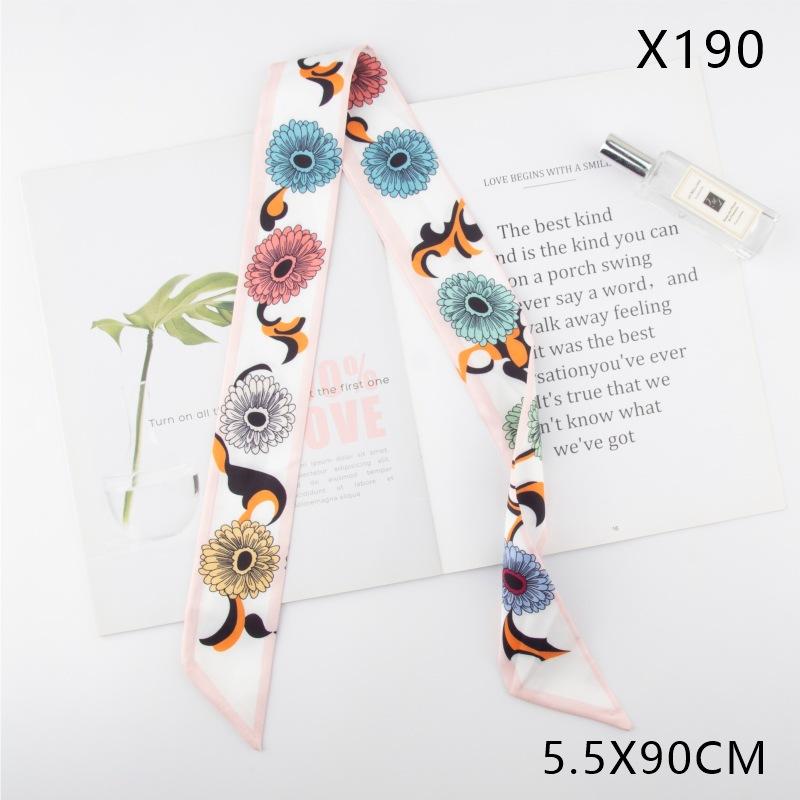 Seidentuch Schleife für Tasche Lang Vielseitig Streamer Gebundenes Haar Damenband Haarschmuck Stirnband
