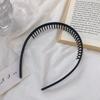 Fashion Simple Hairband Women Morandi Color Hair Comb Belt Press Hair with Teeth Non-Slip Headband Girls Hair Accessories