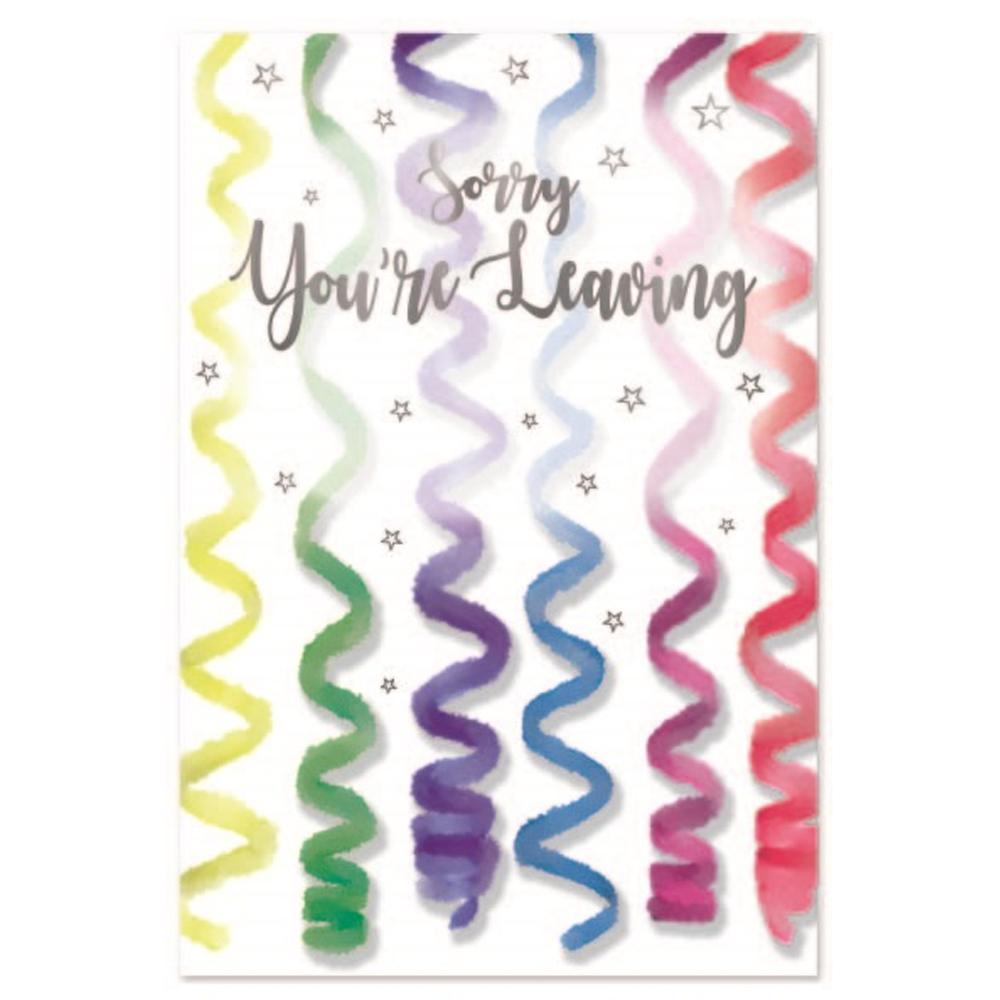Simon Elvin Sorry You Are Leaving Sympathy & Condolence Greetings Card (Pack of 6)