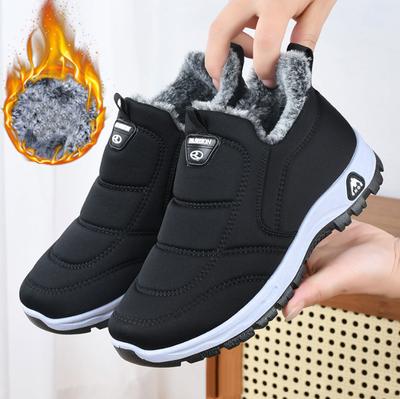 Zimowe Ciepłe Skórzane Futrzane Mokasyny Damskie Sportowe Sneakersy Damskie Miękkie Ciepłe Wygodne Buty