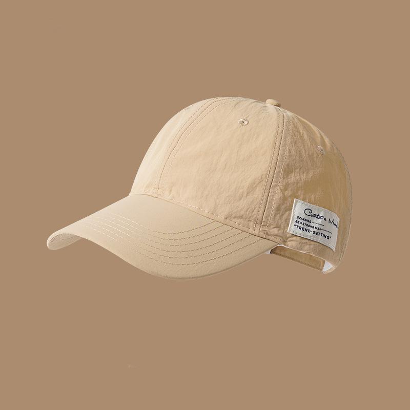 Peaked cap women's retro enlarged and deepened face small tooling baseball cap men's quick-drying sun hat outdoor sports