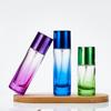 Gradient Cylindrical Perfume Spray Bottle - High Aesthetic Empty Decanting Sample Bottle