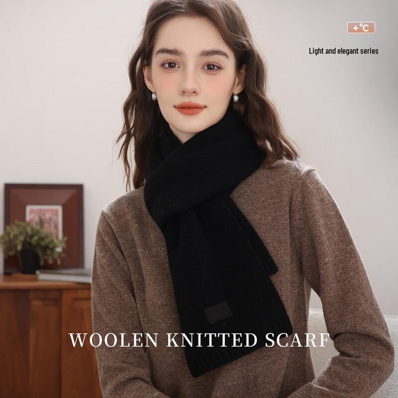 

Women s 100% Lamb Wool Knitted Scarf