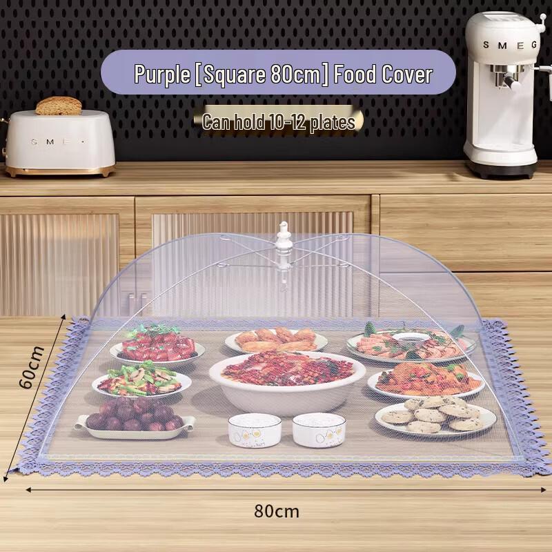 Collapsible Anti-Fly Mesh Food Cover