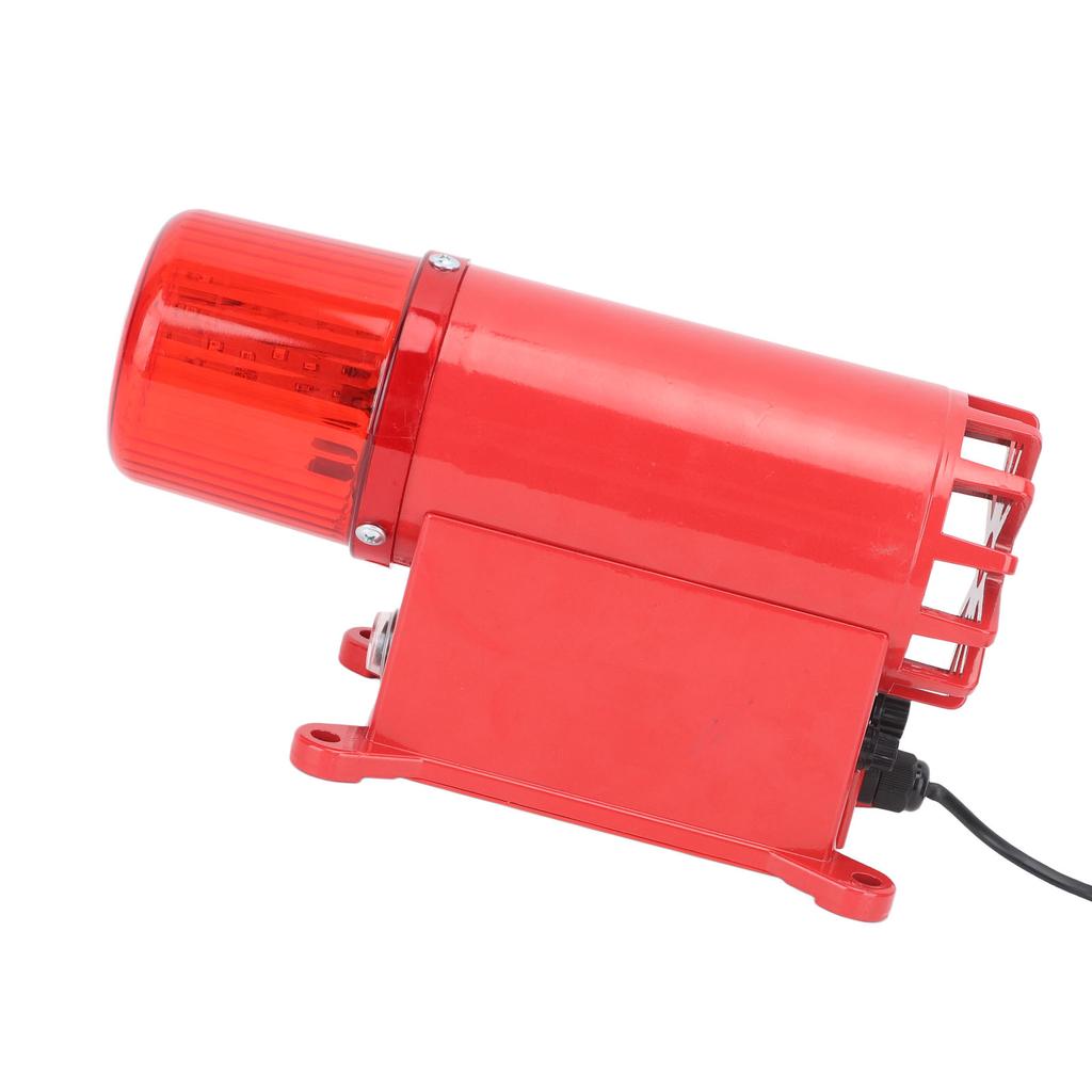 Industrial Alarm High Decibel Horn Sound Light Alarm 3 Volume Adjustment Warning Lamp for Outdoor Port Crane US Plug