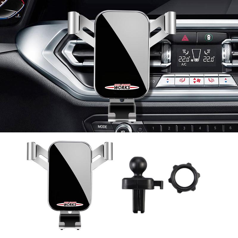 ABS Car Phone Holder 360 Rotation Gravity Auto Grip Bracket For BMW MINI One Cooper JCW Countryman Clubman Cabrio Paceman Coupe