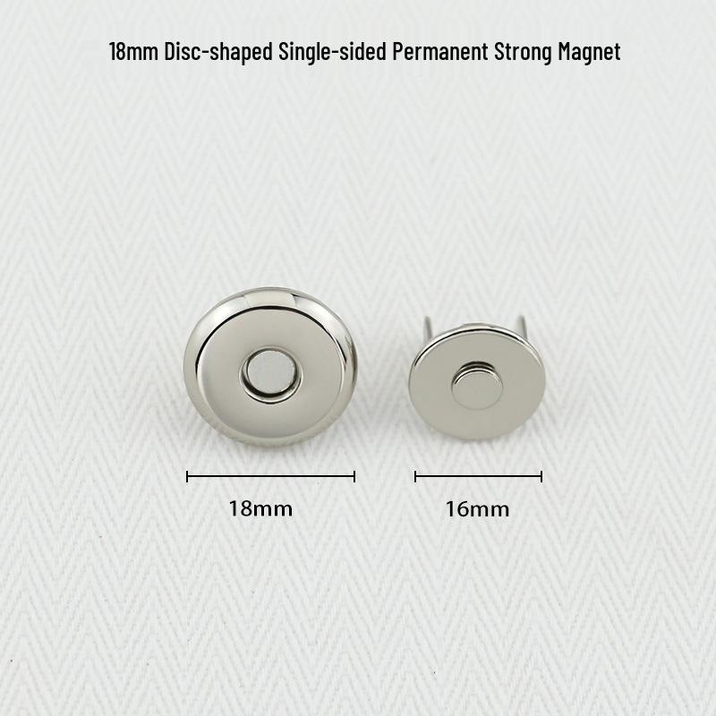DIY Strong Magnetic Snap: Invisible, Sew-Free Button for Handmade Leather Bags