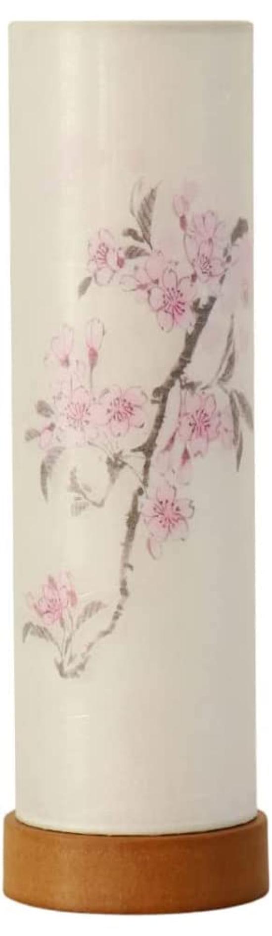 

Bon Festival Lantern No. 2902S Cherry Blossom Cordless Japanese Lantern, Modern Cordless Double-Layered