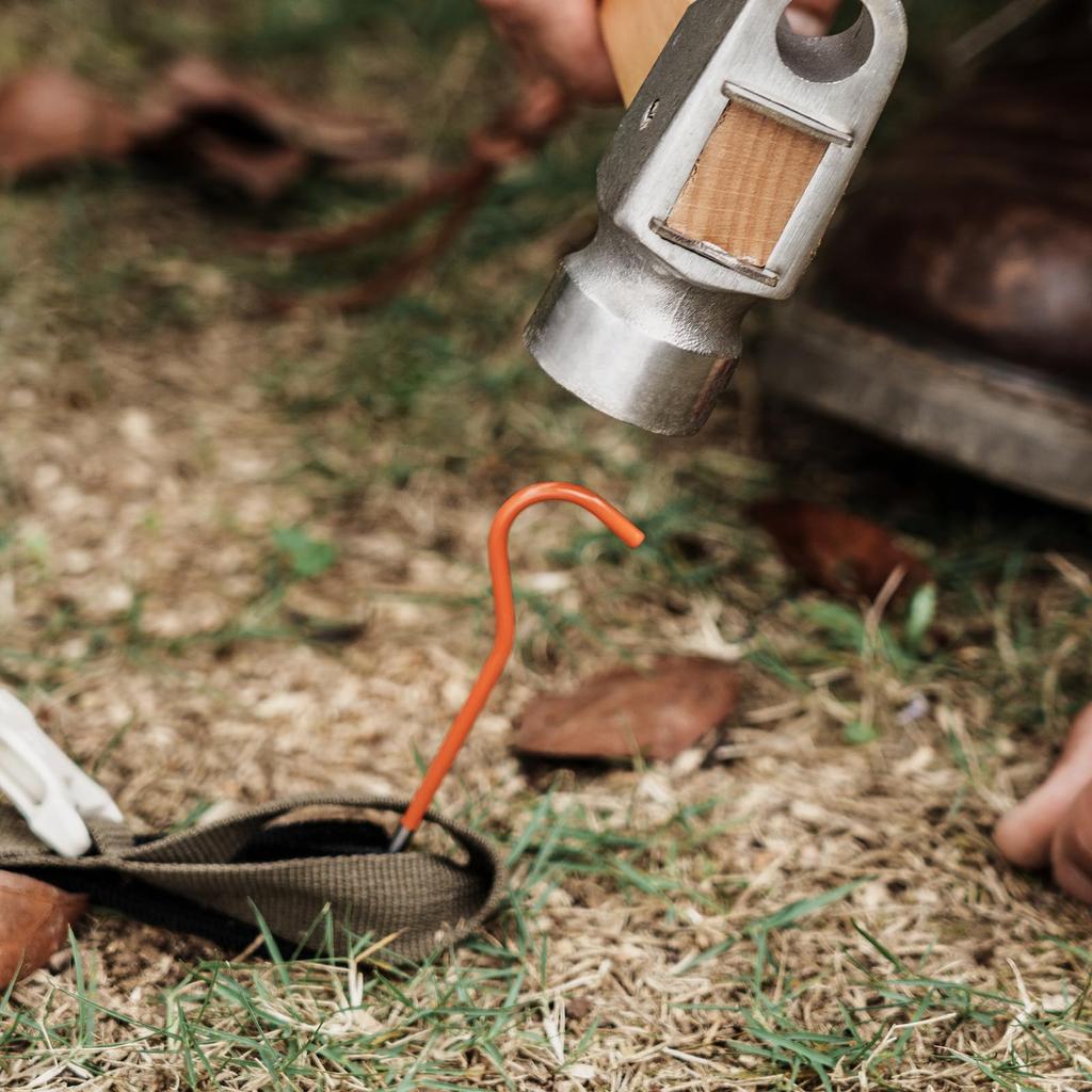 Boundless Voyage Ultralight Titanium Alloy Tent for Hiking and with Point Stakes Stakes, 15cm/16.5cm, Camping, (Ti4001P, 8-Piece Set)