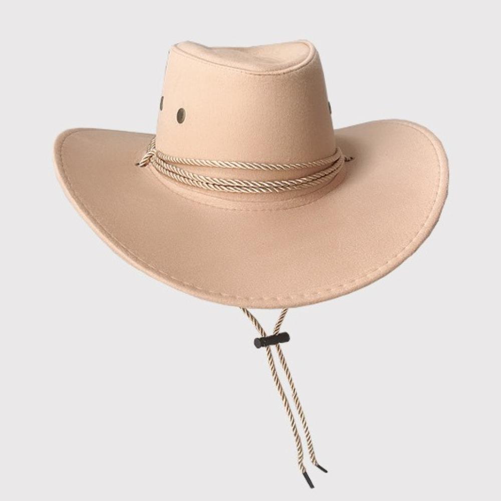 Women Men Western Cowboy Hats Felt Hat Fedora with Upturned Brim and Faux Silver Accents Wide Brim Fedoras Hat Ethnic Style