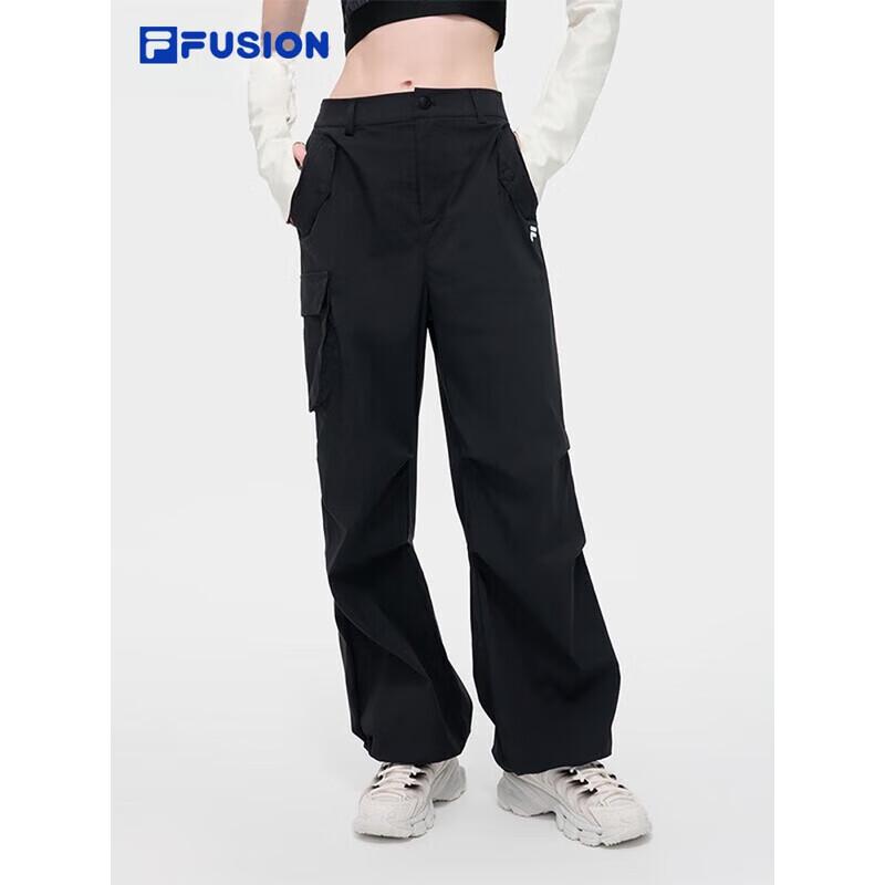 Женские свободные тканые брюки FILA FUSION в рабочем стиле XL