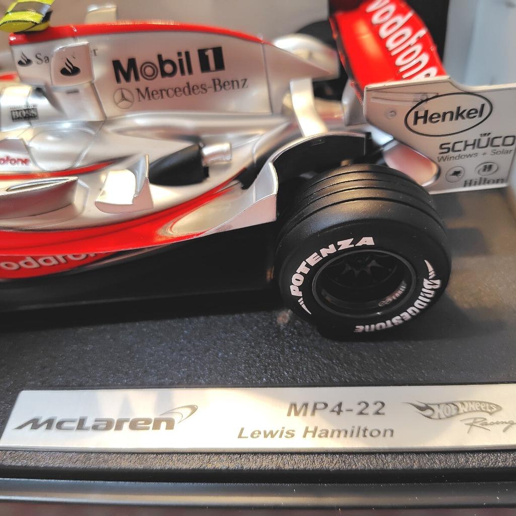 Hot Wheels McLaren Mercedes Lewis First Winning Car Mint 1/18 MP4-22 - Hamilton's [Un D, Condition]