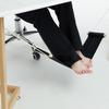 DMcore Canvas Foot Rest Hammock, Adjustable Mini Foot Rest Stand Under Desk Home Office … (Black)