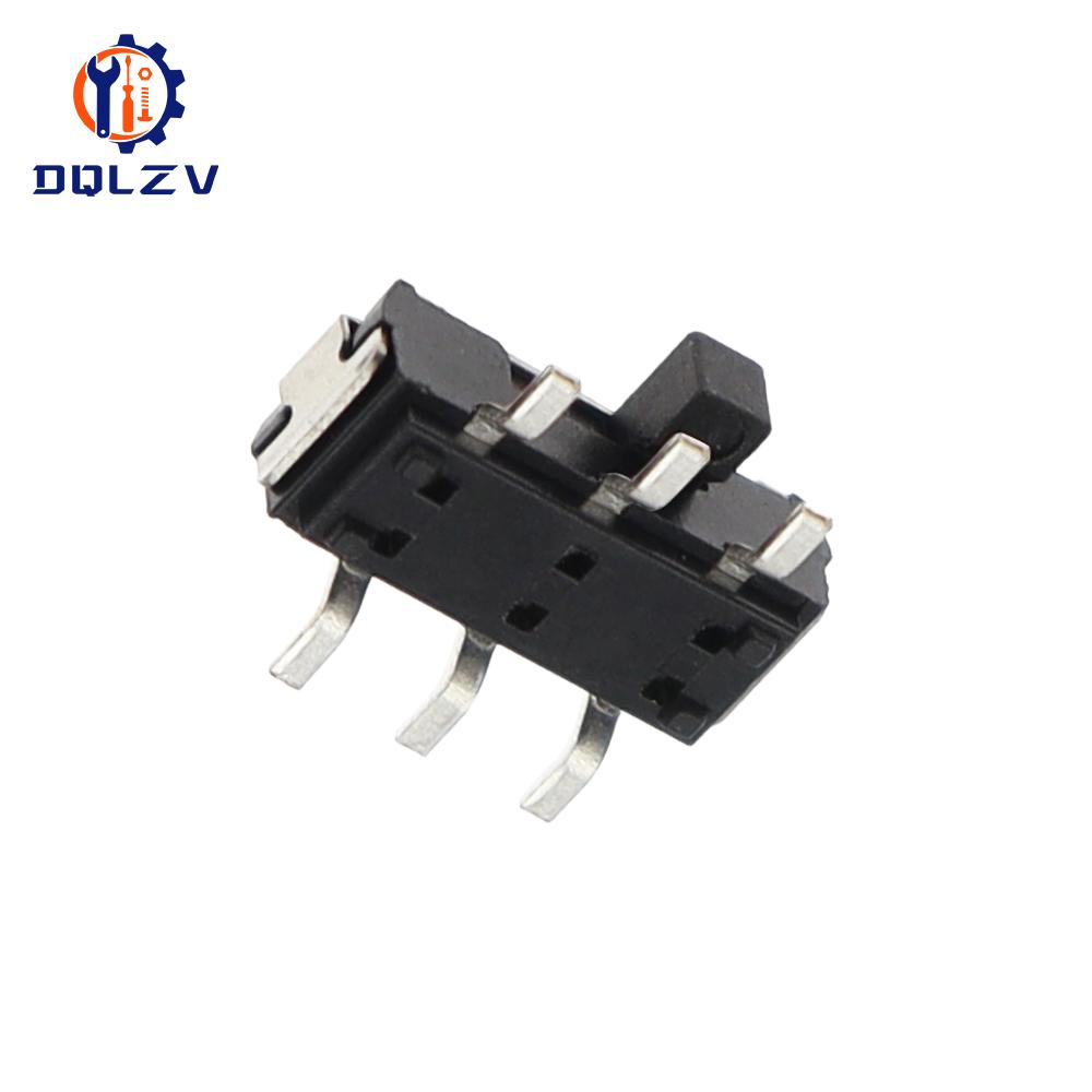 Toggle Switch 9*3.5*3.5mm 3 Feet 2 Gears, Handle Length 2MM Side Patch Slide Switch