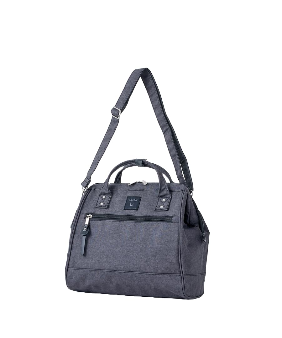 

Сумка через плечо с застежкой 2WAY ATB4687 BK [Anello] CB-HEATHER