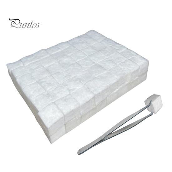 

96 шт. Маленький керамический шерстяной фитиль для настольного костра, поглощающий алкоголь, многоразовый углеродный войлочный фитиль, подходящий для этанолового каминного топлива белый