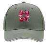 Pink Glitter Bow Dripping Cherry Graphic Design Sandwich Baseball Cap Unisex Women Sun Cap Outdoor Workouts Hat
