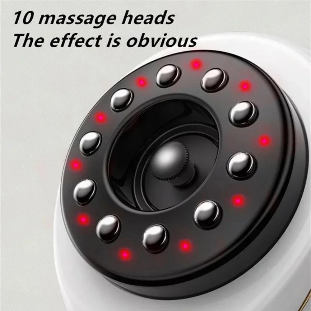 Okayso Anti Cellulite Massager Electric Scraping Massager with Suction Cup Rechargeable Home Fat Burner Relief Cupping Massager