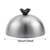 Versatile Stainless Steel Burger Cover Frying Pan Dome Basting Lid for Cooking Barbecue Teppanyaki Hamburger Griddle