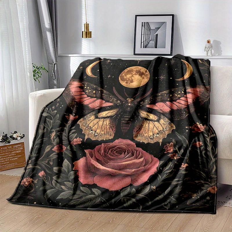 1pc. Celestial Butterfly & Rose Tapestry - Home Decor, Office Blanket, Outdoor Throw, Gift for All Seasonsz0416249