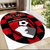 Custom Name German Flag Crest Carpet Rug Customizable Soft Washable Anti-Slip Home Living Room Sofa Mats Personalized Rug. 0909192