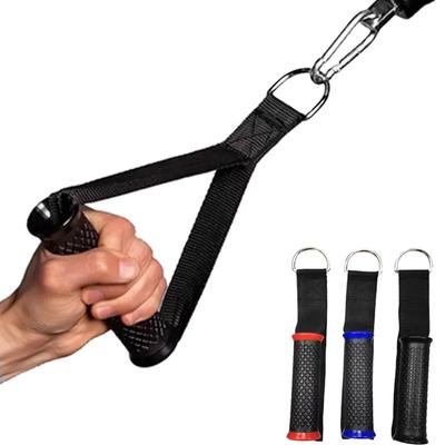Gym Grip Resistance Bands Handles Fitness Anti-slip Grip Strong Nylon Webbing Grip Puller Handle Gantry Accessory Multifunction