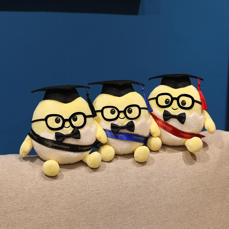 Egg Doctor Plush Toy with Hat - Gift for Teens