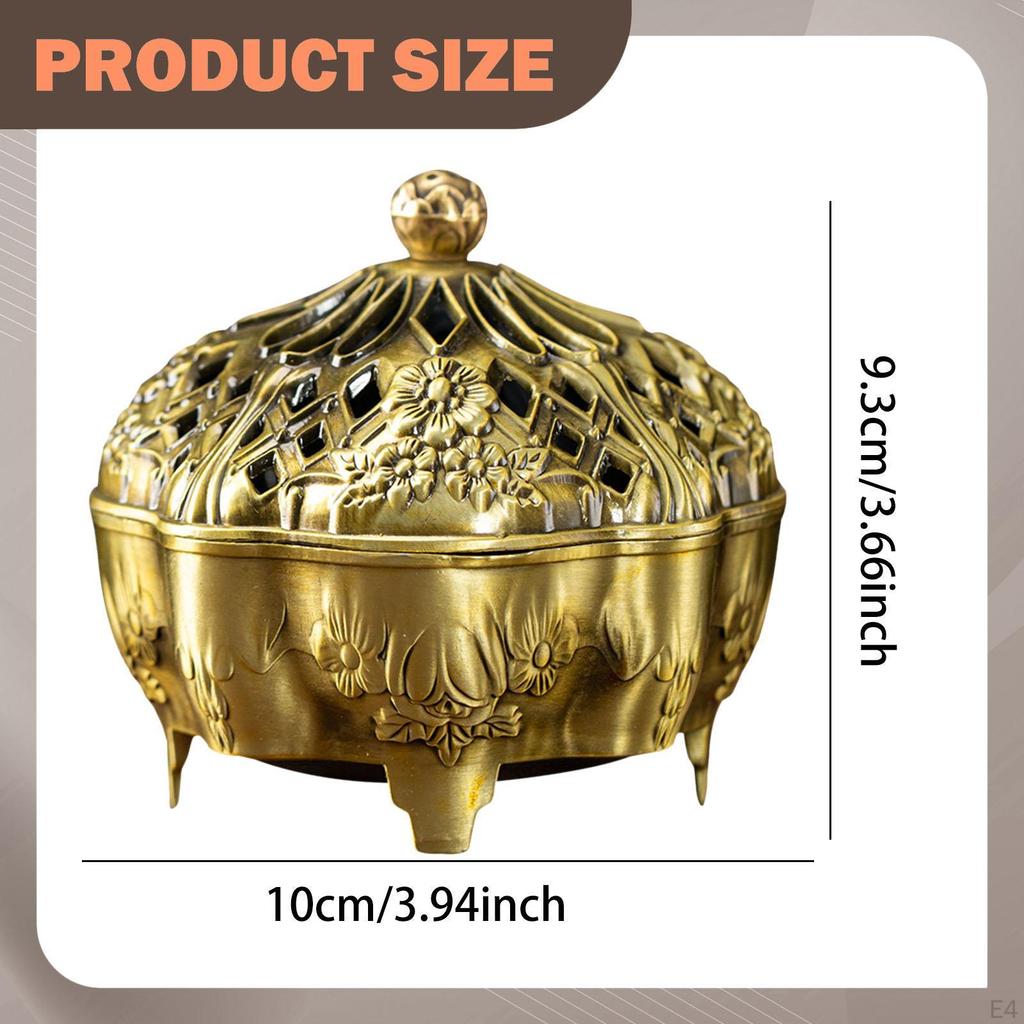 Burner Holder Bowl Censer Ornament for Bookshelf Cabinet Tea Room