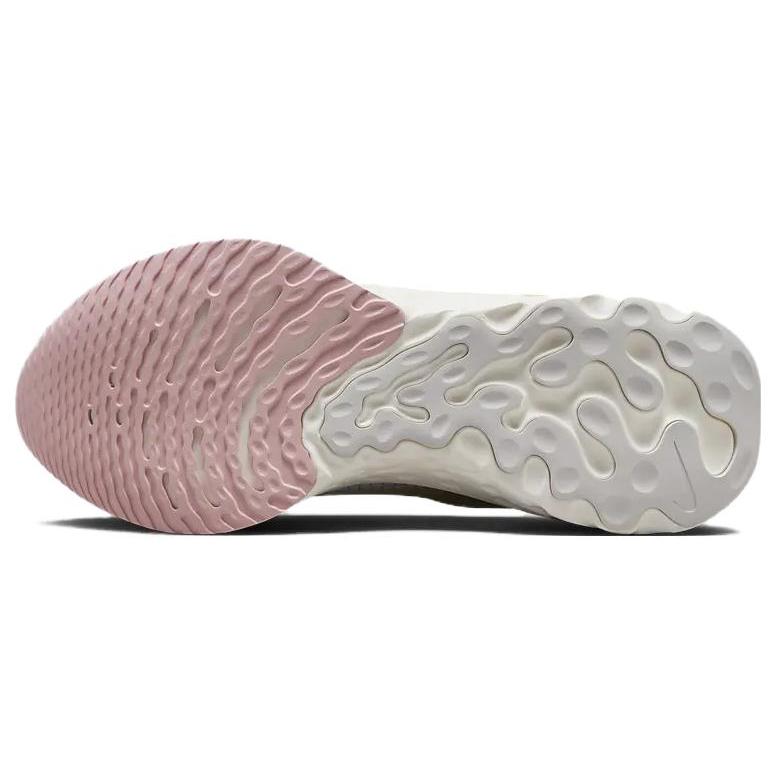 Nike Womens React Infinity Run Flyknit 3 'Sail Solar Flare' (women's sizes) White / Sail / Solar Flare / Medium Soft Pink / Light Lemon Twist