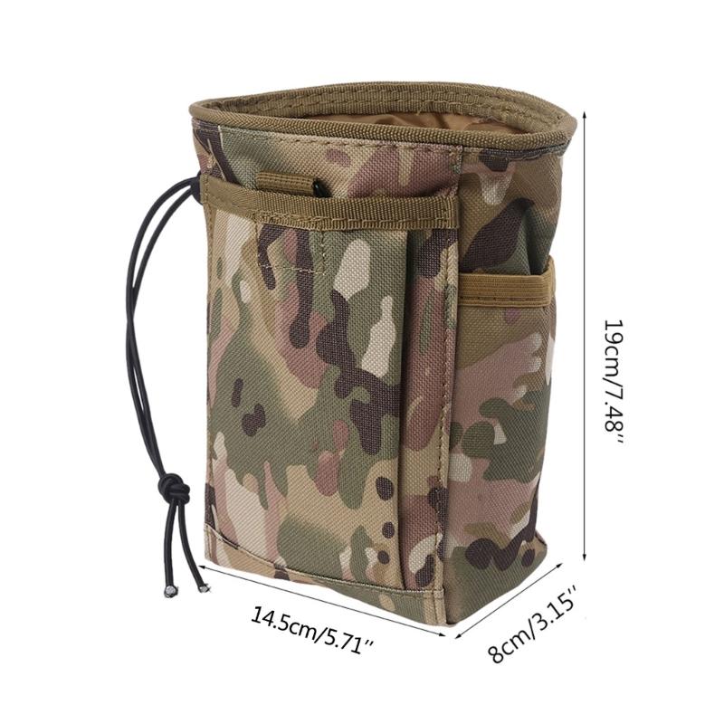 Upgraded Drawstring Digger's Pouch Finds/luck Bag Camo Combo Pick Up Waist Pockets for Metal Detecting Treasure Hunting