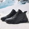 New Anta Warm Slip Resistant Mid Top Casual Shoes Men's Black 112448956-3