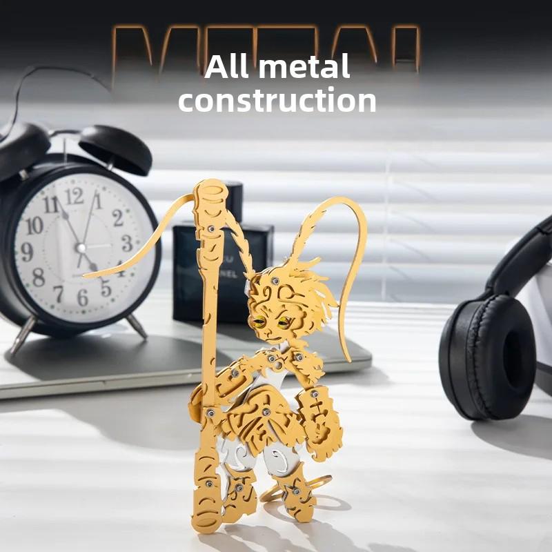 3D Puzzle Cartoon Monkey Metal Model Building Kits for Adults Mechanical Animals Jigsaw DIY Assembly Toy Children Gift P525
