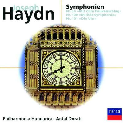 CD JOSEPH HAYDN - PHILHARMONIA HUNGARI - Symphonien: Nr. 94 ?Mit Dem Paukens 4586462 Decca Germany Classical Used