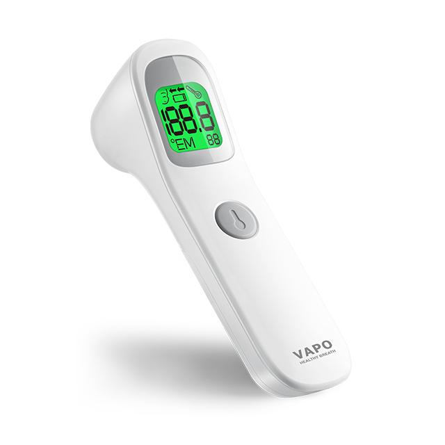 Large Blue Backlit LCD Display Forehead Non-Contact Thermometer High Accuracy Body Surface Room Temperature Reading 30 Memory