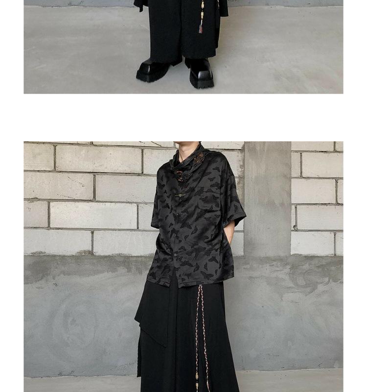 Yamamoto-Stil Lagenrock-Hose: Unisex Retro-Design mit chinesischem Flair