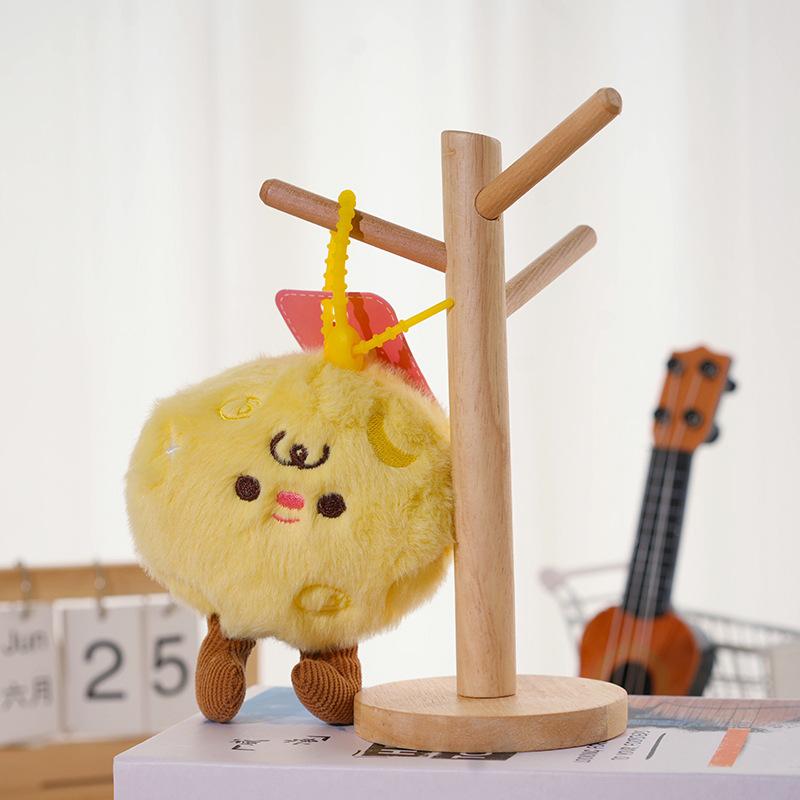 

Cute Moon-shaped Plushies Small Pendant Stuffed Moon Keychain Kawaii Plushie Toy Doll Birthday Present Backpack Decoration