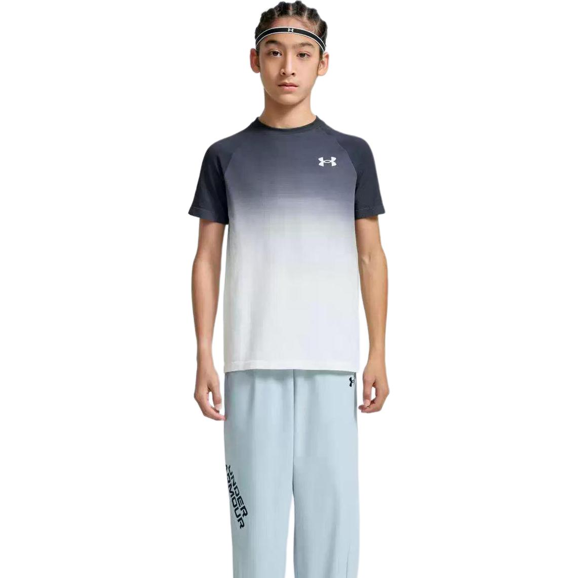 Under Armour Kids T Shirts Crew Neck Moderate 262303122 140