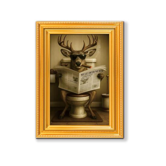 1/5/6Pcs Drinking Animal Cat Refrigerator Magnet Vintage Wooden Frame Animal Fridge Magnet Home Kitchen Office Decoration Animal Lover Gift