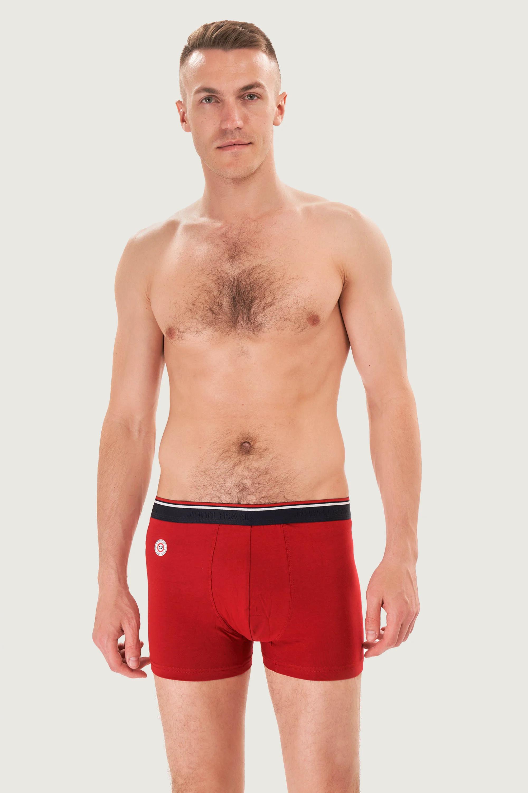 

Боксери, 3 штуки John Frank (82712) 48(M) різнокольорові кольору