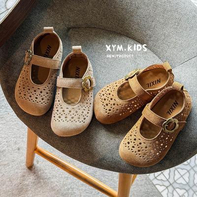 Zapatos de Princesa Retro Estilo Coreano para Niños Suela Blanda Primavera/Verano 2026