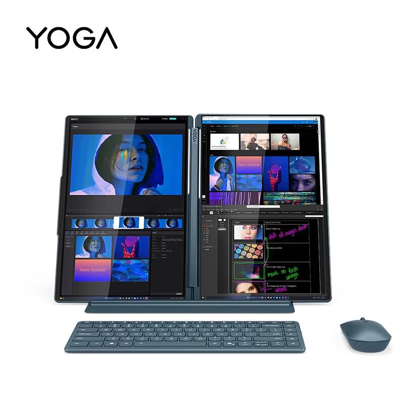 Lenovo YOGA Book 9i AI 14-inch Dual-Screen OLED Laptop (CN version)