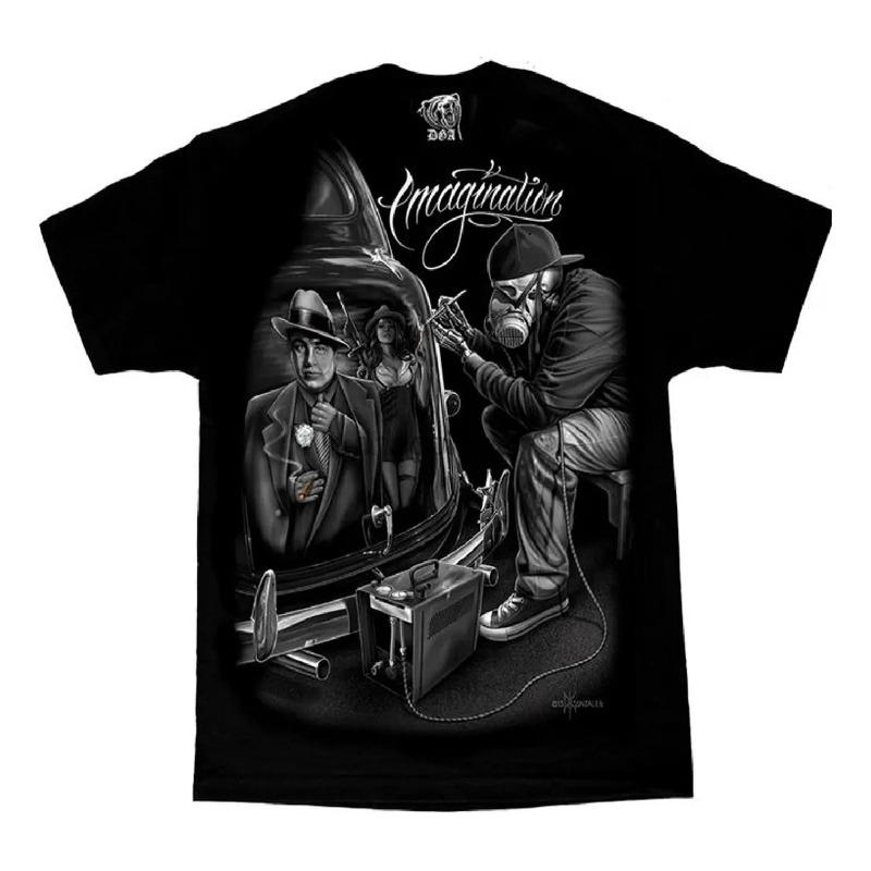 Camiseta Dga David Gonzales Imagination Lowrider Chicano Art S разноцветный