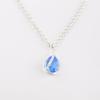 Natural Tanzanite Gemstone Zircon Pendant  925 Solid Silver Jewelry Women Gift CZP-7-18