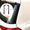 1Pair Car Rear Window Side Spoiler Diffuser Splitters Cover For VW Golf 6 MK6 2008 2009 2010 2011 2012 Exterior Decorative Parts