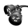 0.34m EU Plug to Dual Australian Socket Adapter